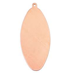 ABIG | Koperen hanger ○ voor emaille — ovaal