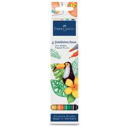 FABER-CASTELL | Goldfaber Aqua Dual Marker sets — 4 markers