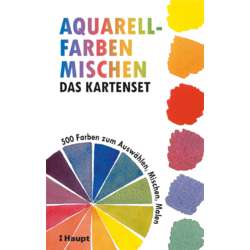 Aquarellfarben mischen - das Kartenset