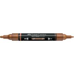 FABER-CASTELL | MULTIMARK MIRROR marker ○ dubbelzijdig — 552 Copper