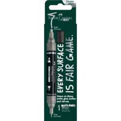 FABER-CASTELL | MULTIMARK MIRROR marker ○ dubbelzijdig — 551 Chrome