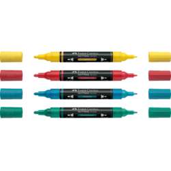 FABER-CASTELL | MULTIMARK ACRYLIC marker ○ dubbelzijdig — los
