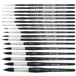 lineo | ERGO SOFT 1874 aquarelpenseel ○ rond — synthetisch haar