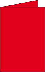 Clairefontaine Pollen papeteriecollection dubbele kaarten, C6, dubbele kaarten 25 stuks, kersrood