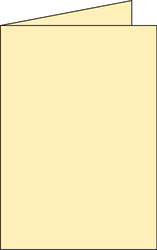 Clairefontaine Pollen papeteriecollection dubbele kaarten, C6, dubbele kaarten 25 stuks, chamois