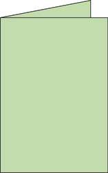 Clairefontaine Pollen papeteriecollection dubbele kaarten, C6, dubbele kaarten 25 stuks, groen