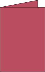 Clairefontaine Pollen papeteriecollection dubbele kaarten, C6, dubbele kaarten 25 stuks, Bordeaux