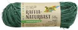 Folia natuurbast raffia, bundel 50g, lichtgroen