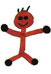 Edding 4600 textile pen, bruin