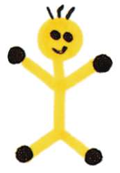 Edding 4600 textile pen, geel