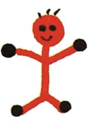 Edding 4600 textile pen, rood