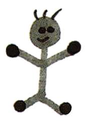 Edding 4600 textile pen, grijs