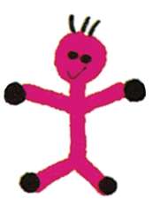 Edding 4600 textile pen, roze