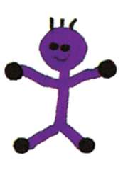 Edding 4600 textile pen, violet