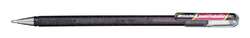 PENTEL® | Hybrid K 110 Dual Metallic gel inktroller, Zwart + metallic rood