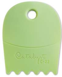 Catalyst™ Mini Blade steel zeer kleine spatels, serie 20 ○ n° 22 — groen