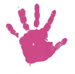 GERSTAECKER Vingerverf, 750 ml per flacon, roze