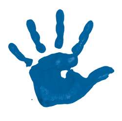 GERSTAECKER Vingerverf, 750 ml per flacon, blauw