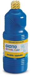 GIOTTO School Paint temperaverf, 1 liter, ultramarijnblauw