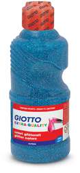 GIOTTO temperaverf Glitter, 250 ml, cyaan
