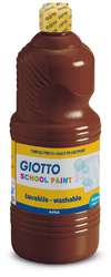 GIOTTO School Paint temperaverf, 1 liter, bruin