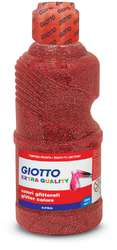 GIOTTO temperaverf Glitter, 250 ml, rood