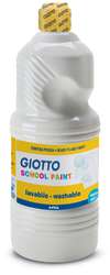 GIOTTO School Paint temperaverf, 1 liter, wit