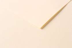 CLAIREFONTAINE TULIPE gekleurd knutselpapier, losse vellen, 50 cm x 65 cm, Ivory