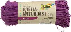 Folia natuurbast raffia, bundel 50g, braam