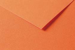 CLAIREFONTAINE TULIPE gekleurd knutselpapier, losse vellen, 50 cm x 65 cm, Orange