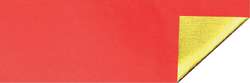 Ursus aluminium knutselfolie, rol 10 m, Rood/goud 001