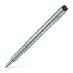FABER-CASTELL PITT® artist pen Metallic, los, zilver