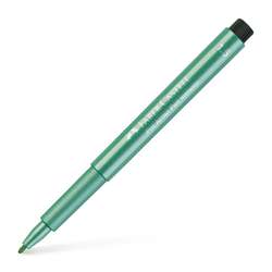 FABER-CASTELL PITT® artist pen Metallic, los, groen metallic