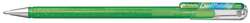 PENTEL® | Hybrid K 110 Dual Metallic gel inktroller, Blauw + rood / metallic lichtgroen