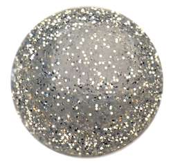 Glitter zilver
