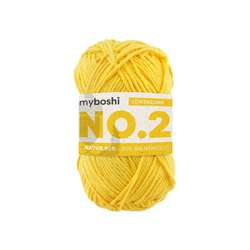 myboshi | NO. 2 garen — 85% katoen + 15% kapok, kluwen 50 g ~ 100 m, Paardebloem
