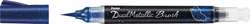 PENTEL® | Dual Metallic brushpen, Blauw + metallic groen