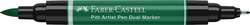 FABER-CASTELL | PITT® Artist Pen dual marker — los, Dark phthalo green