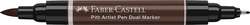 FABER-CASTELL | PITT® Artist Pen dual marker — los, Dark sepia