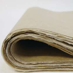KHADI PAPERS | COLOUR LOKTA gekleurd papier ○ handgeschept — losse vellen, 50 cm x 75 cm, Natural matt