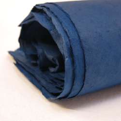 KHADI PAPERS | COLOUR LOKTA gekleurd papier ○ handgeschept — losse vellen, 50 cm x 75 cm, Blue