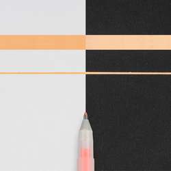 SAKURA | Gelly Moonlight 10 Gelpen, 10 broad tip, Fluorescent orange