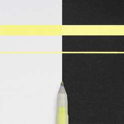 SAKURA | Gelly Moonlight 10 Gelpen, 10 broad tip, Fluorescent yellow