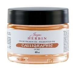 HERBIN | Kalligrafie-inkt — gepigmenteerd, potje 40 ml, Ochre