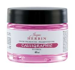 HERBIN | Kalligrafie-inkt — gepigmenteerd, potje 40 ml, Fuchsia