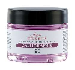 HERBIN | Kalligrafie-inkt — gepigmenteerd, potje 40 ml, Plum