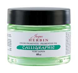 HERBIN | Kalligrafie-inkt — gepigmenteerd, potje 40 ml, Light green
