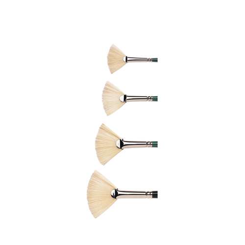 WINSOR & NEWTON™ | WINTON penselen varkenshaar voor olie- en acrylverf, formaat waaier 