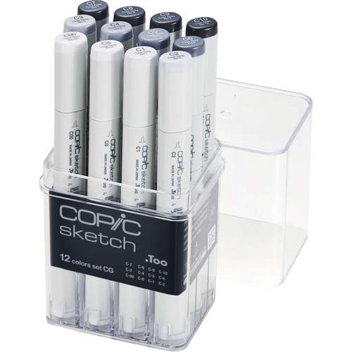 COPIC® | sketch marker — 12-set Cool gray 