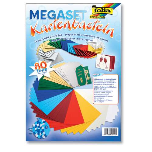 Folia Megaset kaarten maken 80 delig 